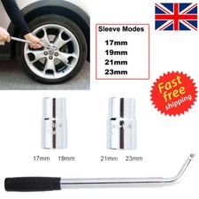 Extension Wheel Brace Wrench Telescopic Heavy Duty Socket Tyre Nut 17 19 21 23MM