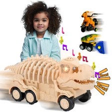 Kids dinosaur skeleton - dinosaur, car