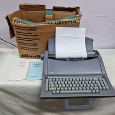 Olivetti Dora 201 Electronic Typewriter Fully Working with Manual and Box