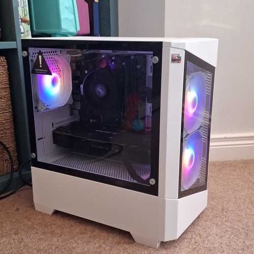 Custom white gaming amd - custom,