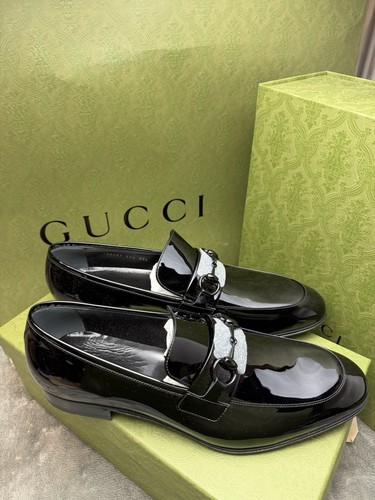 Gucci men black patent - gucci,