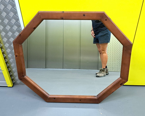 Octagonal handmade mirror with - mirror,