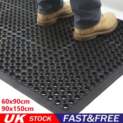 Large rubber door mat heavy - rubber,