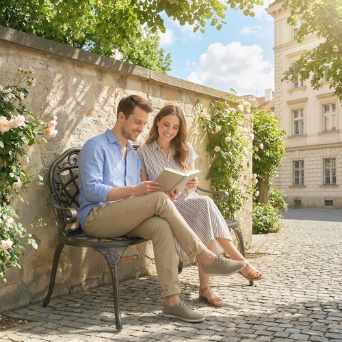 Garden bench porch park chair - park,