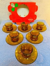 Duralex France Set of 6 Amber