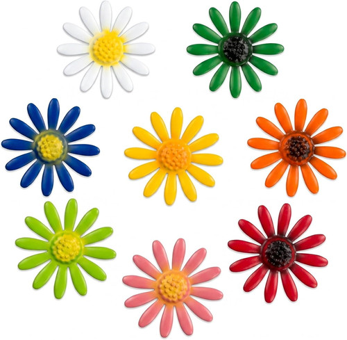 Pcs metal flower wall art - pcs,
