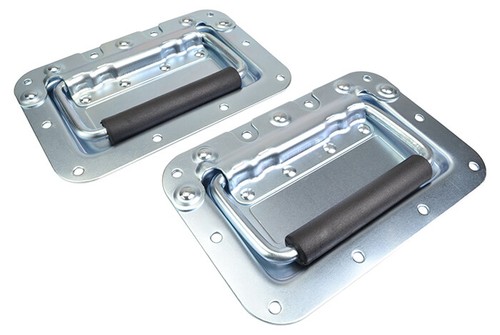 Recessed sprung drop handle - recessed,