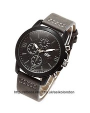 Softech Gents Black Dial