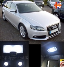 AUDI A4 S4 B8 Avante Full White LED Interior Light Upgrade + License Plate