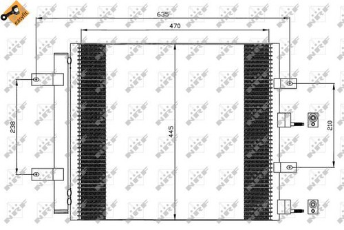 Nrf 35604 condenser - nrf, condenser,