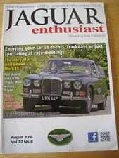JAGUAR ENTHUSIAST MAGAZINE AUG