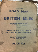 WWII Contoured Road Map