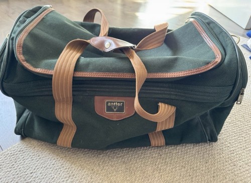 Antler green brown holdall - brown,