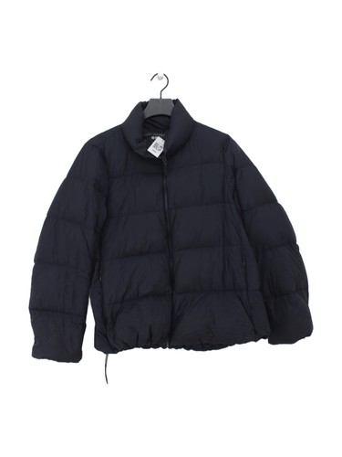 Uniqlo overcoat jacket blue - overcoat,