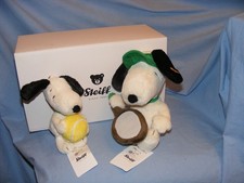 Steiff snoopy tennis set - steiff,