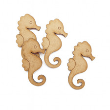 Seahorse MDF Craft Shapes Animals Decor DIY Wooden Ornaments Blanks