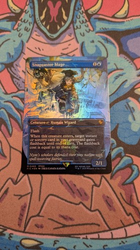 Snapcaster mage - mage, (borderless)