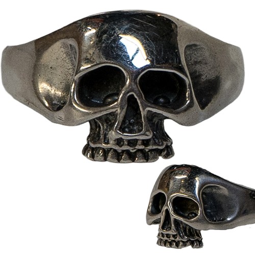 Skull ring 925 sterling - ring, silver