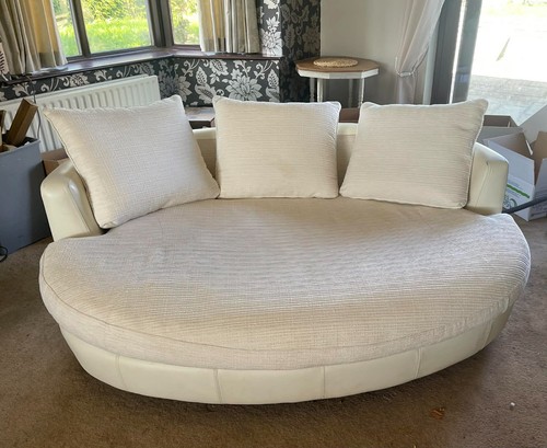 Large round cuddle chair - round,