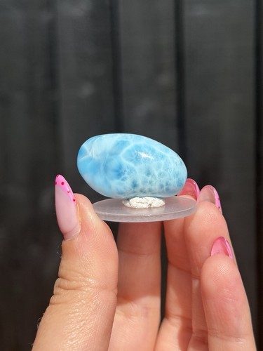 Larimar aaa grade tumbled - aaa,