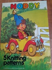 Vintage Instarsia Knitting Pattern Noddy Cartoon Comic Retro Kitsch Gary Kennedy