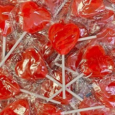 Heart shaped lollipops - 30,