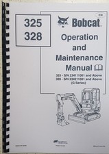 Bobcat 325 328 operation - bobcat,