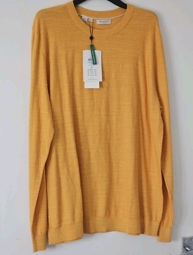 Mens selected homme mustard - mens,
