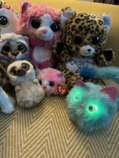 Bundle lot of 9 plush toys