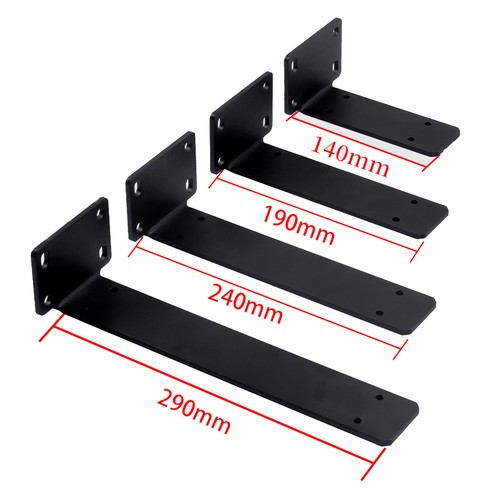 Floating shelf brackets - 2x,