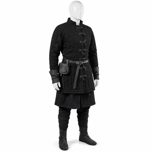 Handmade medieval black padded - handmade,