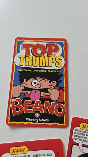 Beano top trumps - top,