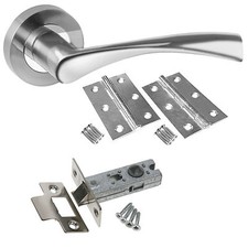 Astrid Chrome Lever Door