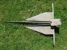 Traditional DANFORTH Mk VII FLUKE BOAT ANCHOR 22lb galvanised steel 10kg