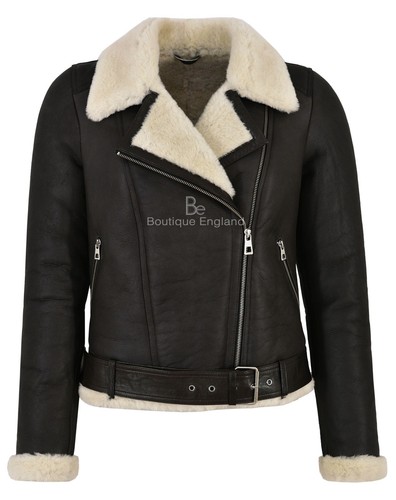Ladies shearling jacket - b3,