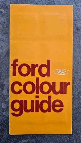 Ford colour guide - guide, 75