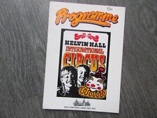 Kelvin Hall Carnival & International Circus Glasgow 1977 - 78 Jubilee Programme