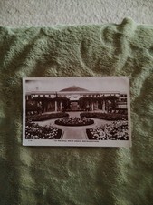 Vintage Postcard The Rose Walk Winter Gardens Weston-super-Mare Posted 1951