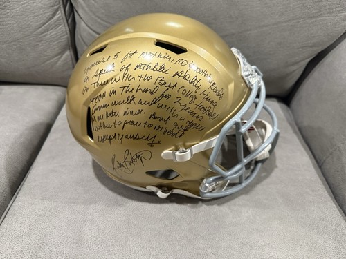 Rudy ruettiger speech - speech, signed