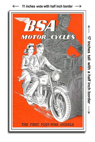 1945 bsa motorcycles - bsa, the
