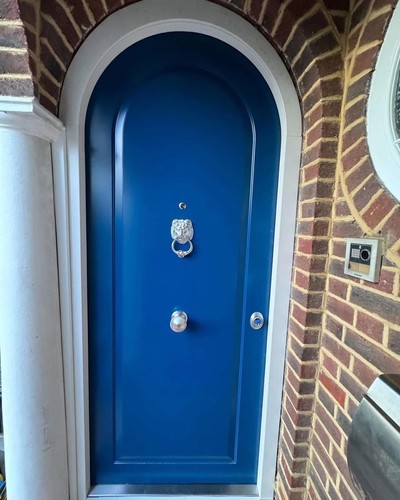 Arched security front - , doors
