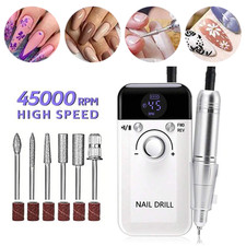 Professional Electric Nail File with LCD Screen 45000RPM Nail File Machine Kits