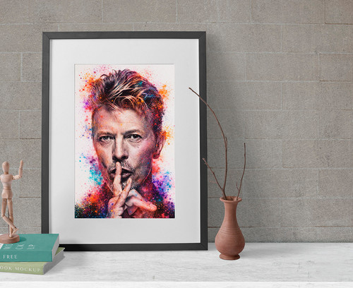 Bowie colour splash - bowie,