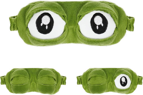 Frog eye sleep mask - 3d,