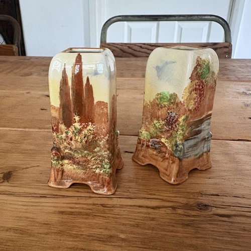 Pair antique royal doulton - doulton, art
