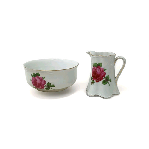 Vintage porcelain small rose - porcelain,