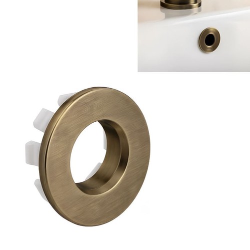 Antique brass ring - brass, basin