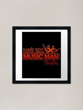 Music man stingray logo framed - music,