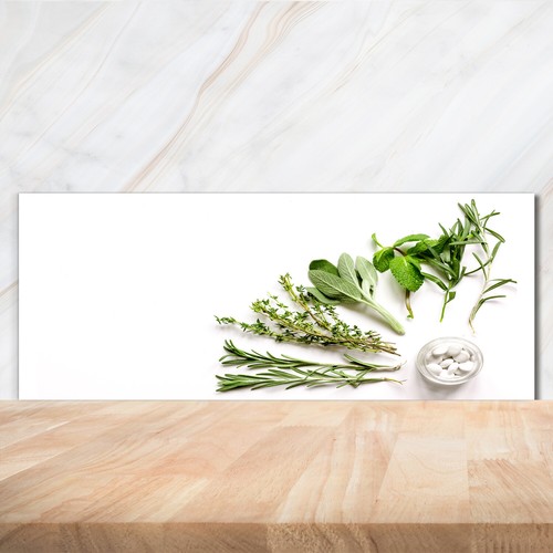 Kitchen glass splashback - glass,