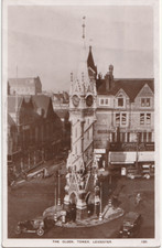 Old Postcard of the Clock Tower, Leicester.
